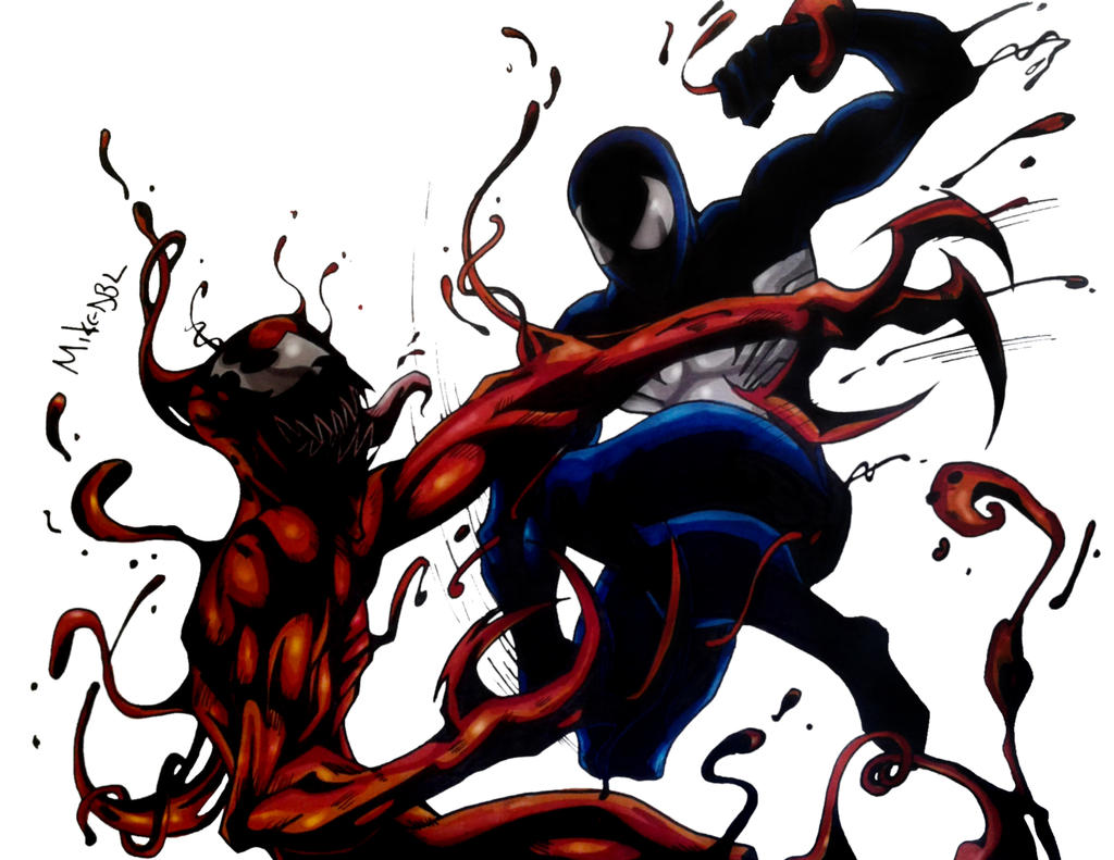 Black Suit Spiderman Vs Carnage Color (Final) by MikeES on ...