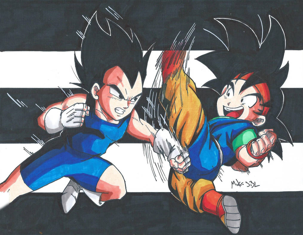 Dragon Ball Gt Goku Jr Vs Vegeta Jr Full Fight Goku Jr Vs Vegeta Jr Scan by MikeES on DeviantArt