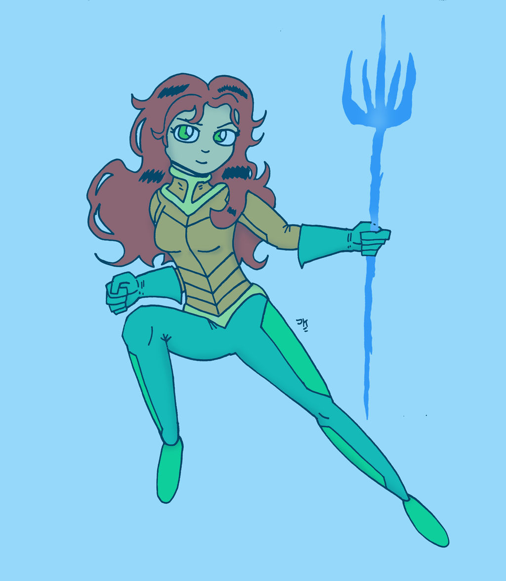 Mera as Aquawoman by JohnnyFive81 on DeviantArt