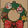 Mario Christmas Wreath
