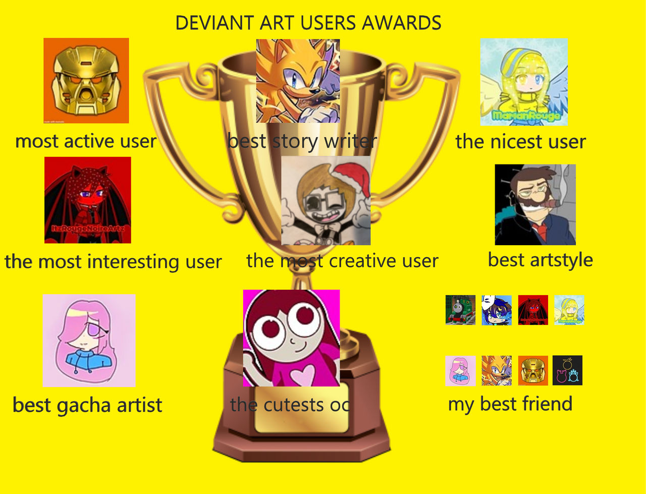 Deviant Art Users Awards by astero121111 on DeviantArt