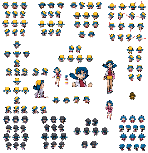 HGSS Kris Sprites