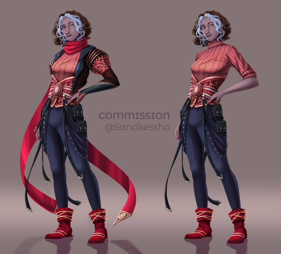 Character sheet commission by sa0n0d on DeviantArt