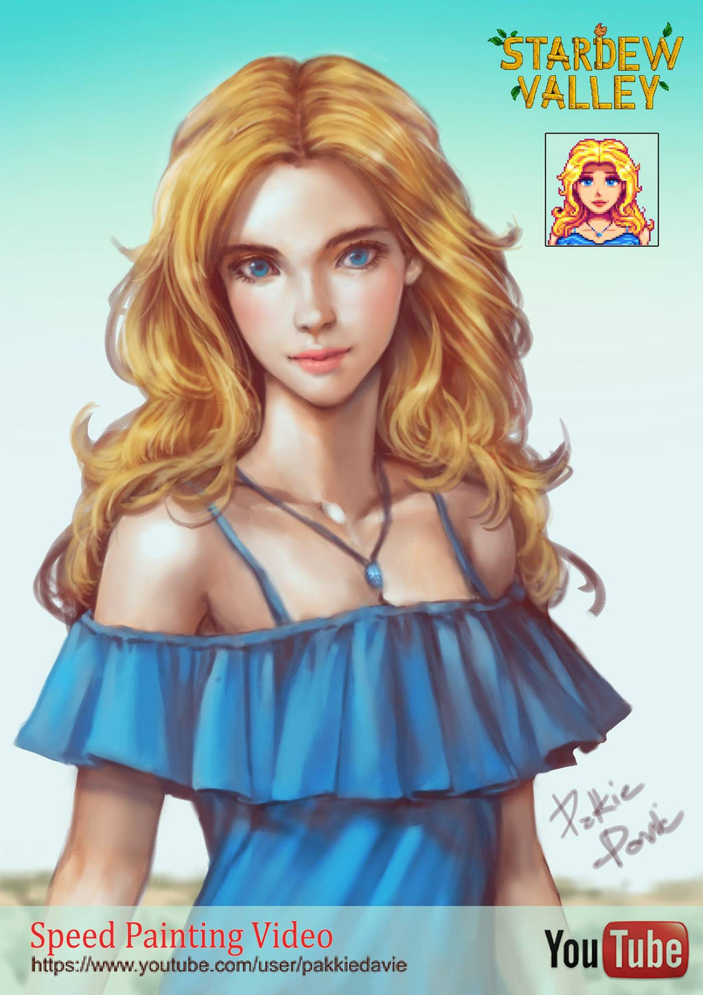 Fan Art: Haley (Stardew Valley)