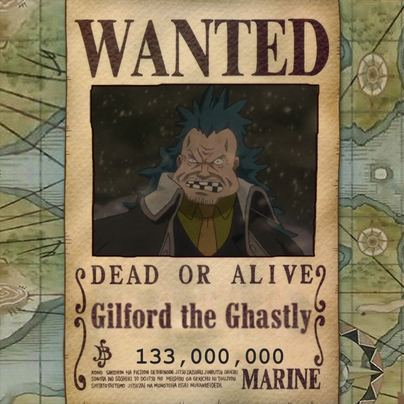 Gilford the Ghastly Wanted Poster by PirateRaider on DeviantArt