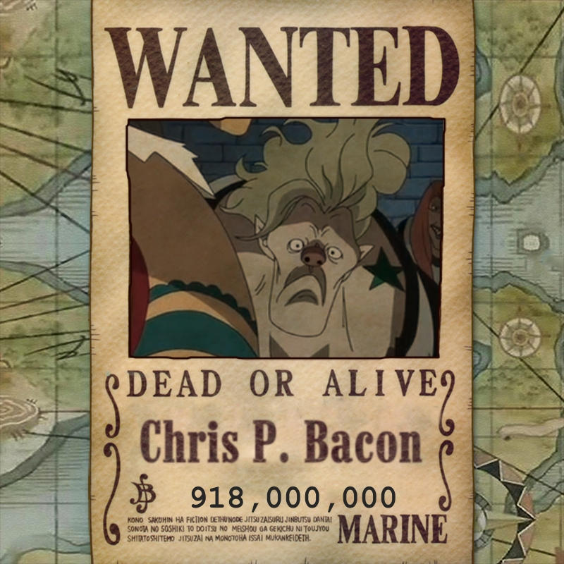 Chris P. Bacon Wanted Poster by PirateRaider on DeviantArt