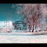 Mowbray in April - IR - Pano