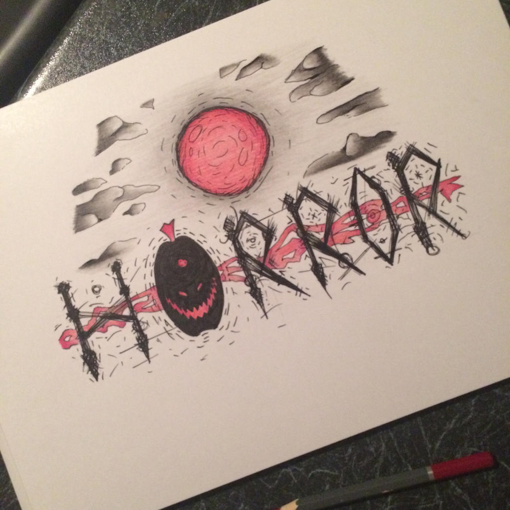 Deadly Lettering Horror lettering by Casey-Senpai on DeviantArt