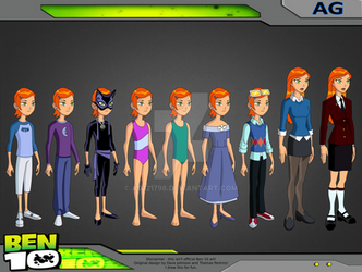 Ben 10 Classic - Gwen Tennyson Outfits 1