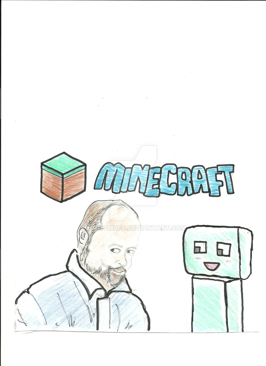 minecraft notch and creeper by momomuff on DeviantArt