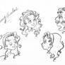 Young Christine Sketches