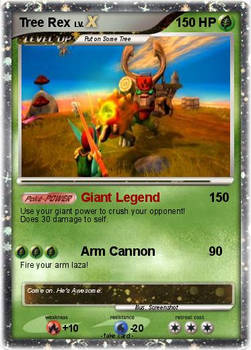 Tree Rex Pokemon Card