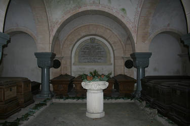 Family crypt.