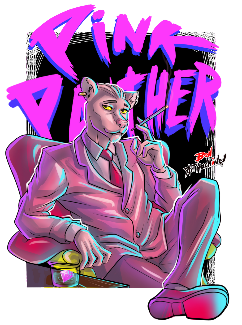 Pink Panther by ben-artmachine on DeviantArt