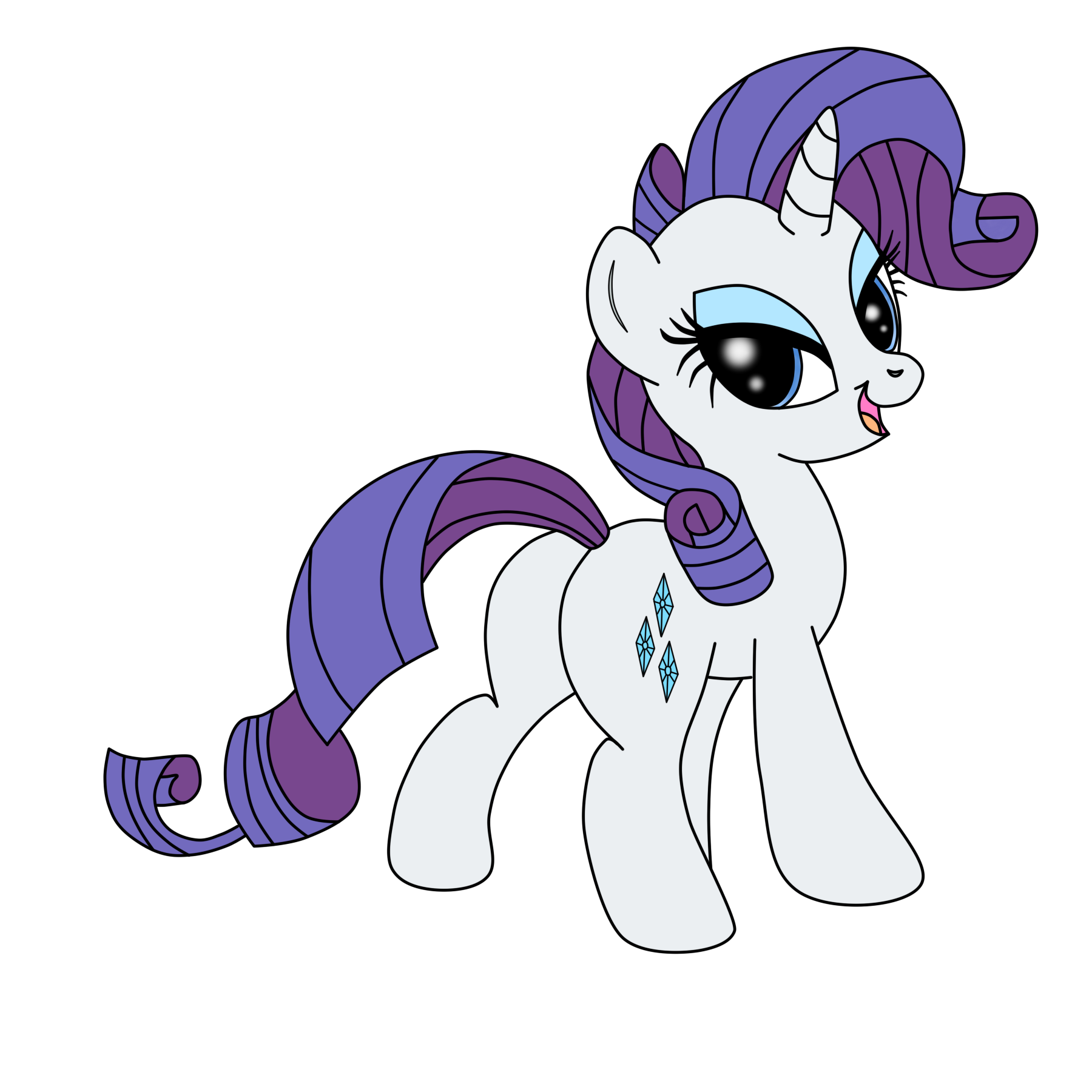 Rarity Being Fabulous Vector