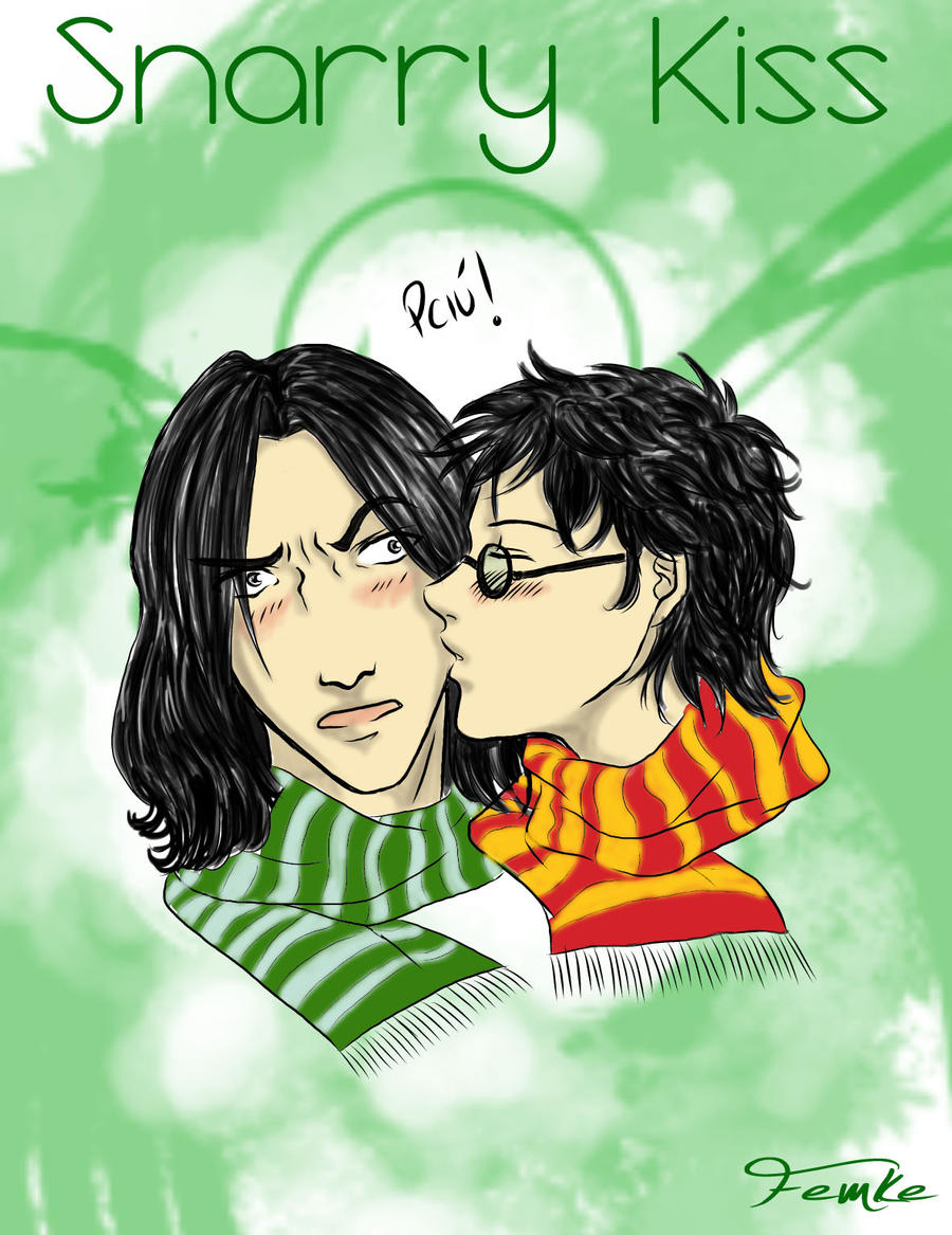 Snarry Library Snarry Kiss by Femkeneri on DeviantArt