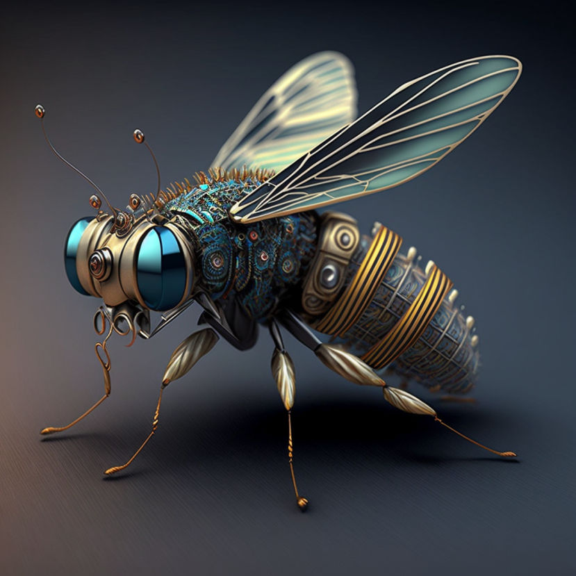 Boss Science Machine Fly Mechanical fly #2 by VillaArte on DeviantArt