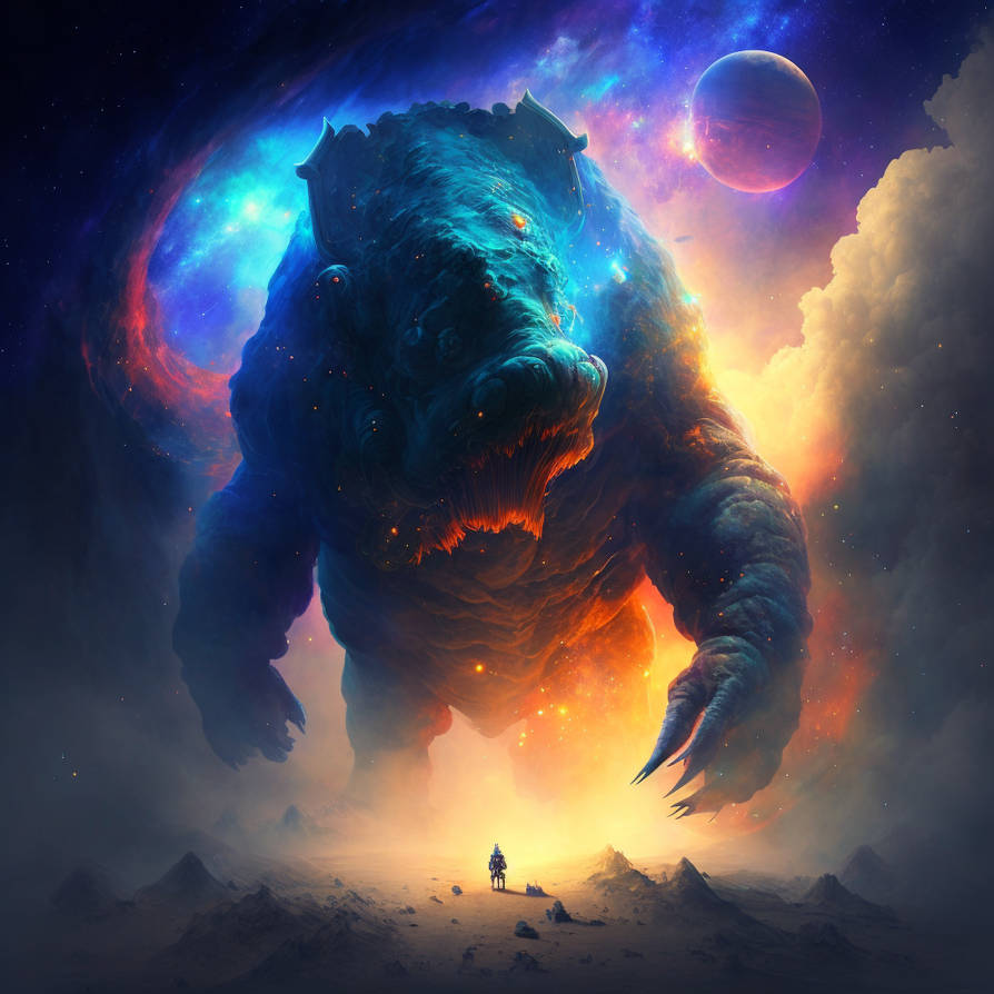 Creatures In Space Giant Space Creatures #13 by VillaArte on DeviantArt