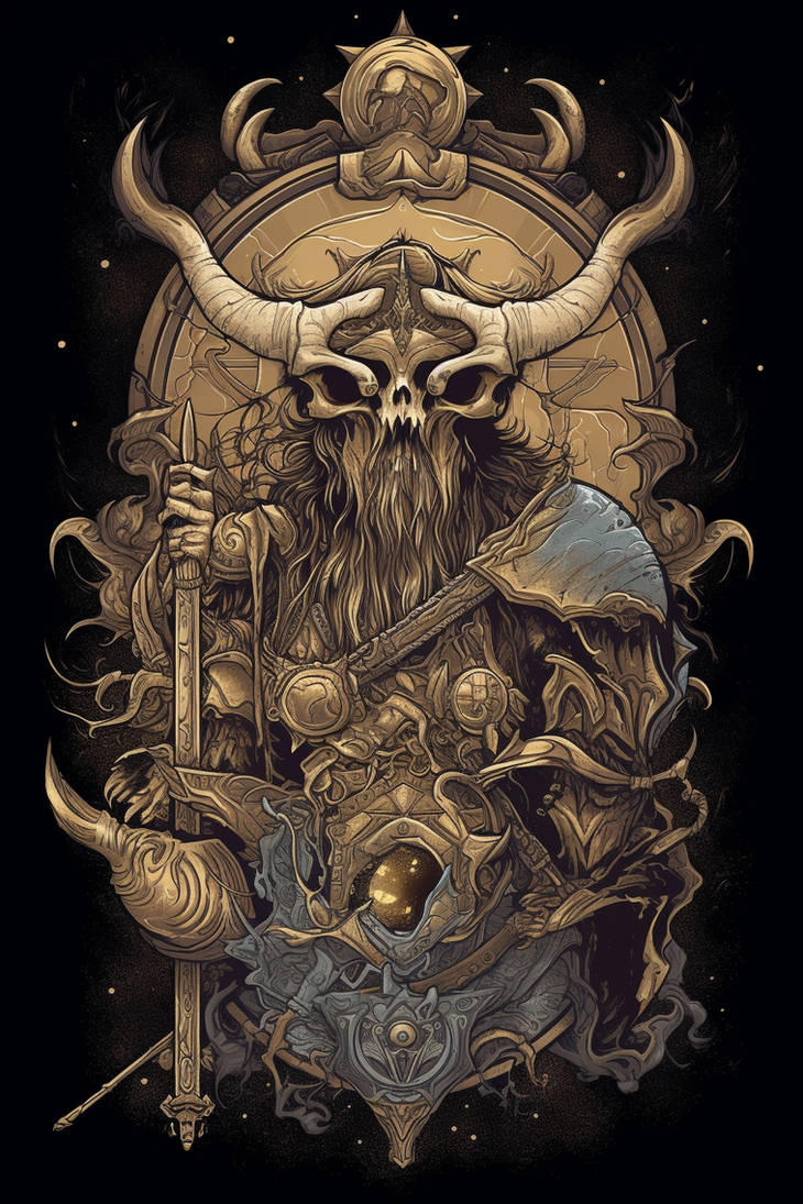Dark Norse themed Beings // www.designstore.ai by VillaArte on DeviantArt