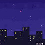 City Night sky gif