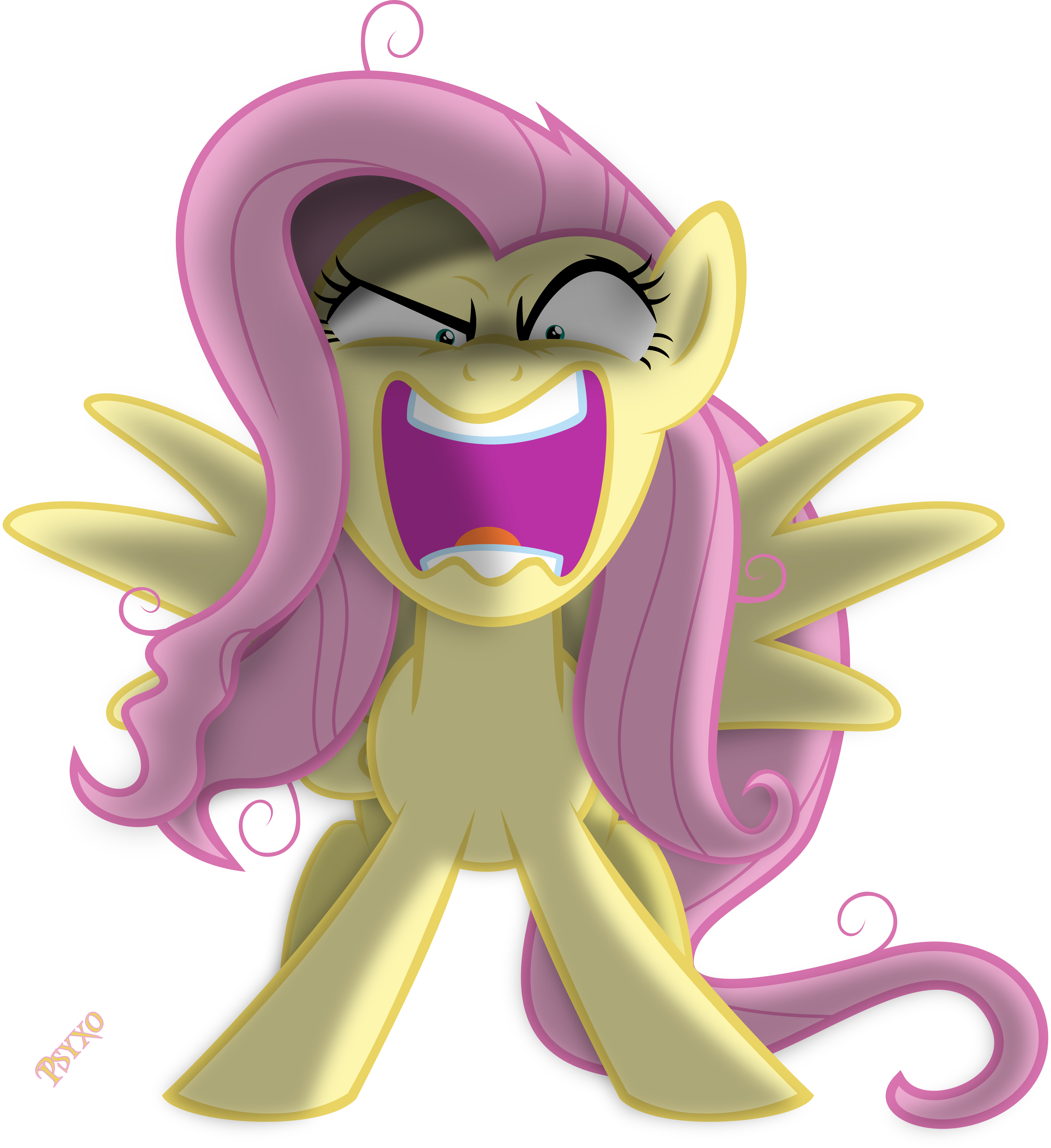 Fluttershy Flutterrage