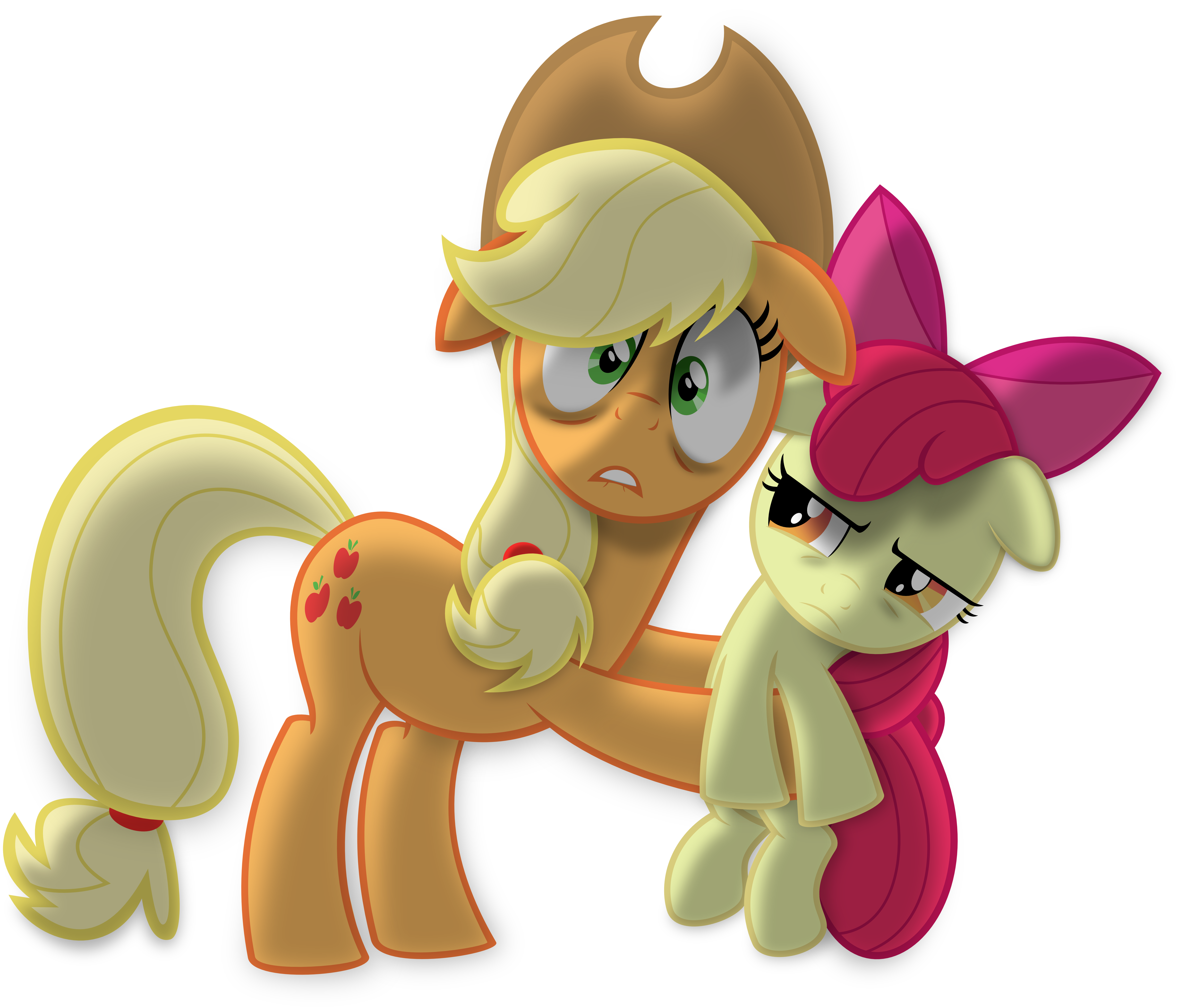 Applejack and Apple Bloom