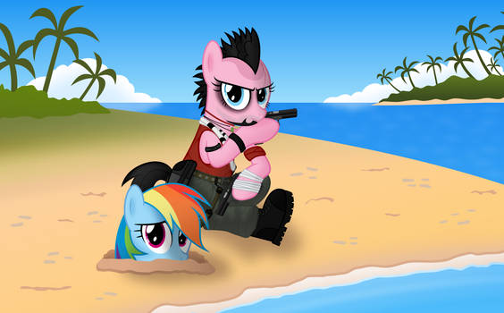 Pinkie Pie Cosplay: Vaas Montenegro, Far Cry 3