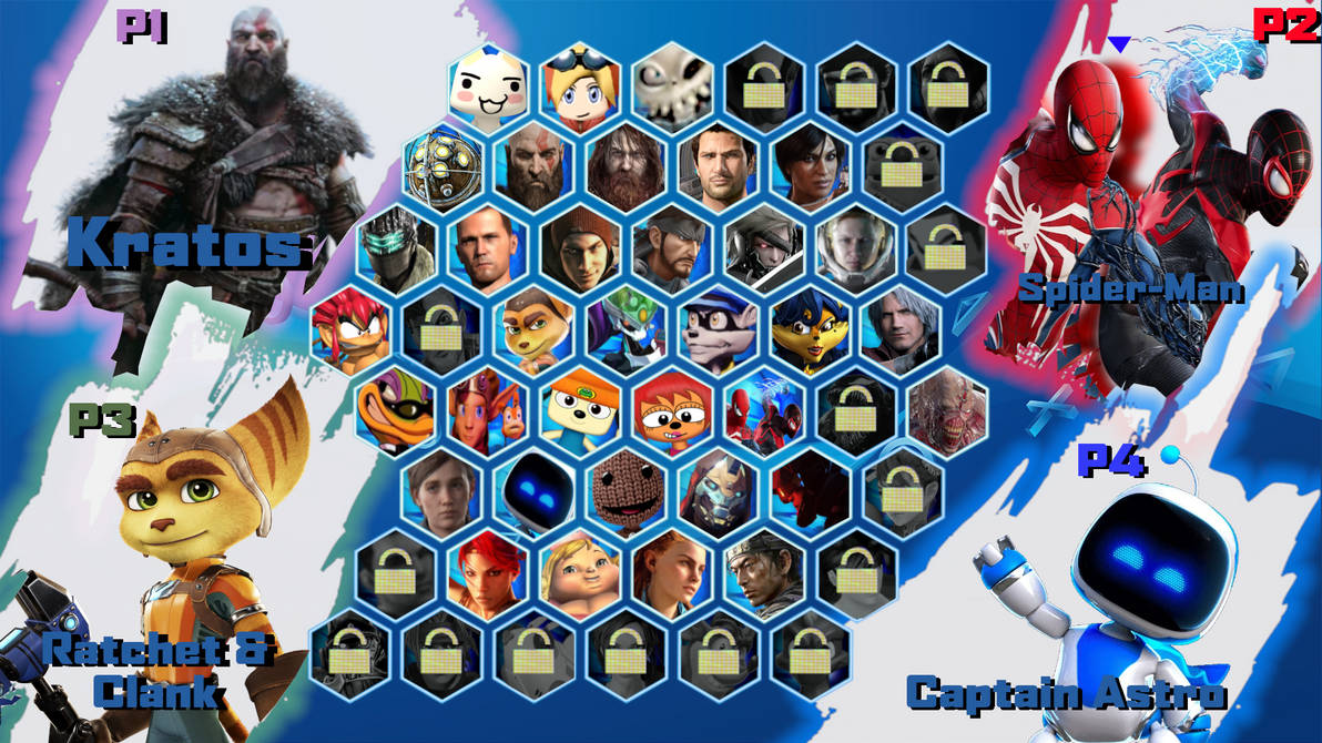 PS All Stars 2 Roster (Template by Hangman95) by PlatformFighterFan22 ...