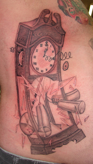 clock tattoo