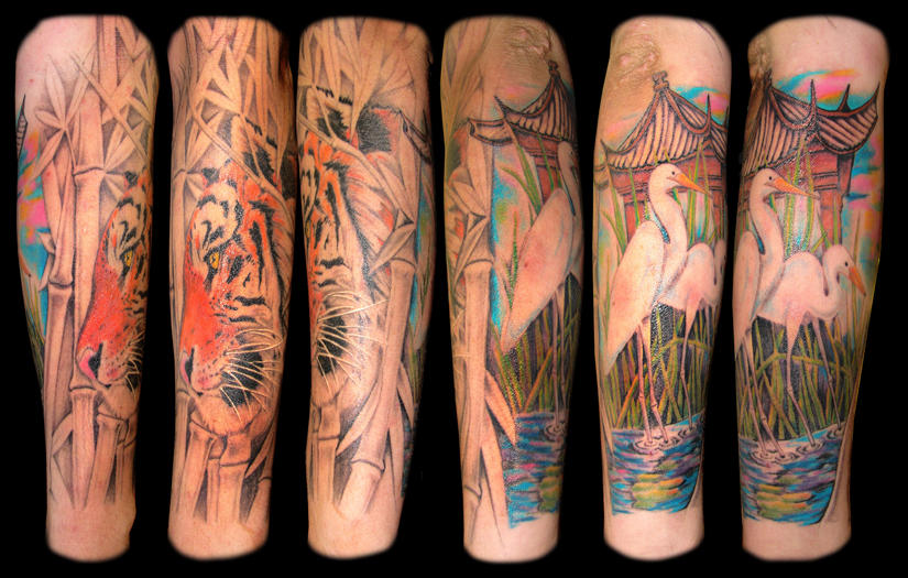 lower arm sleeve tattoo by asussman on DeviantArt