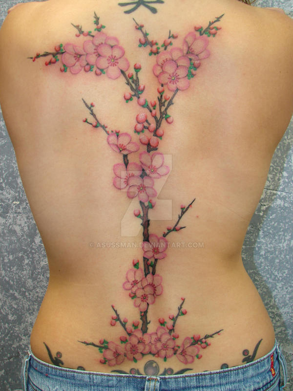plum blossom tattoo by asussman on DeviantArt