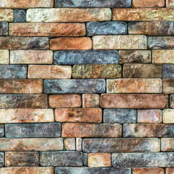 Multicolored stone wall - seamless texture by Strapaca