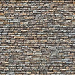 Rectangular stone wall - seamless texture