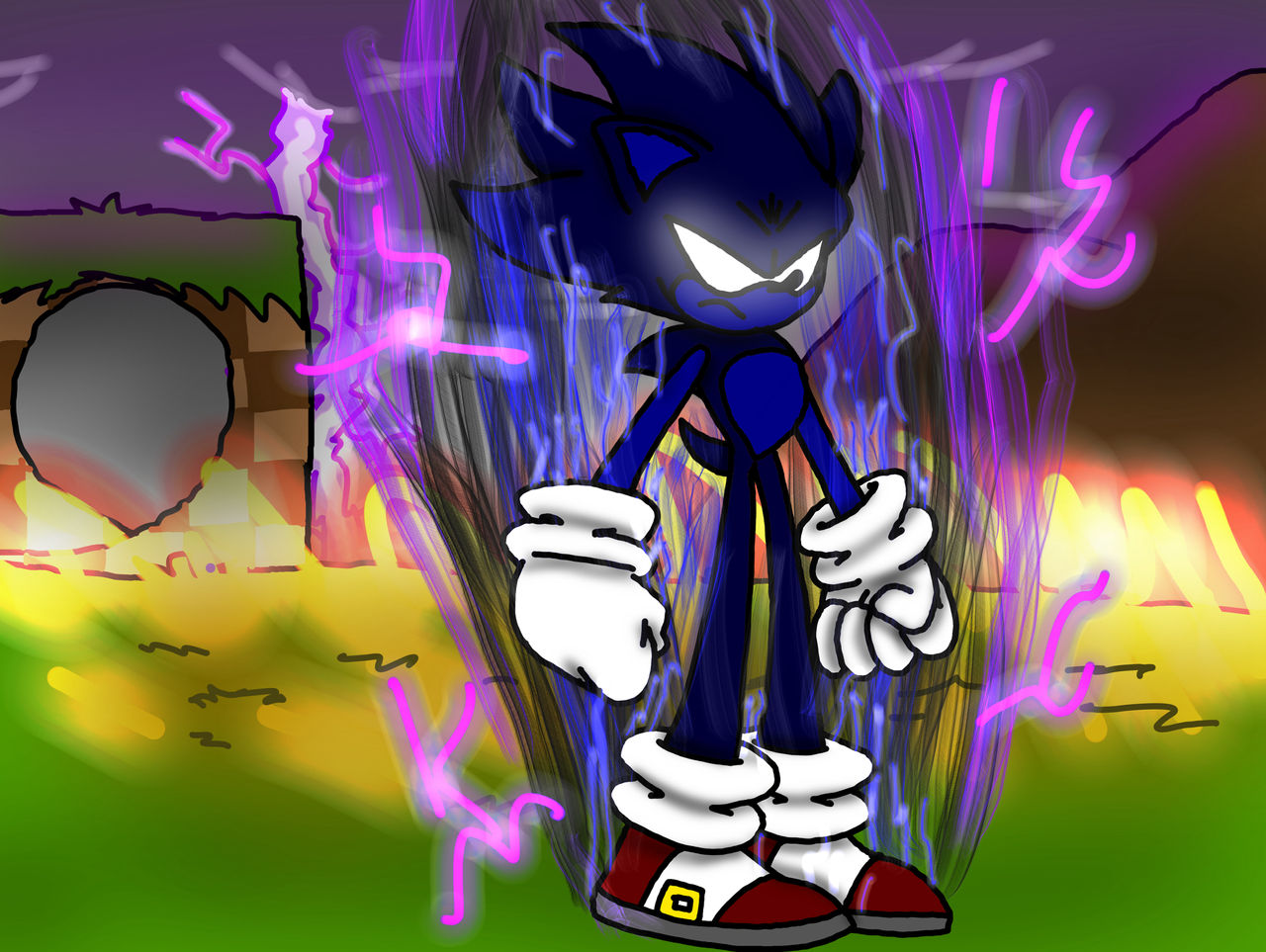 Dark sonic by vancion1 on DeviantArt