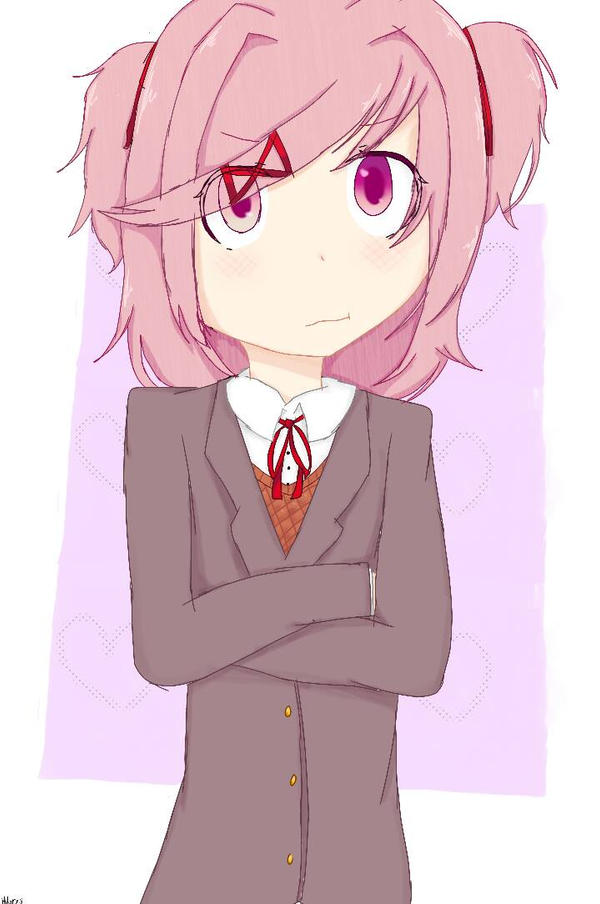 Natsuki Simple Natsuki by hilary222 on DeviantArt
