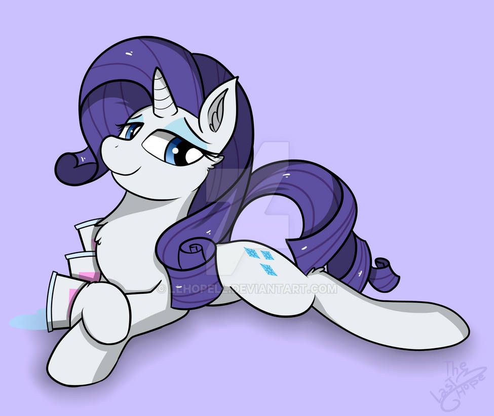 Puffed Rarity Deviantart Rarity by llHOPEll on DeviantArt