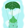 Bulbasaur's parachute!