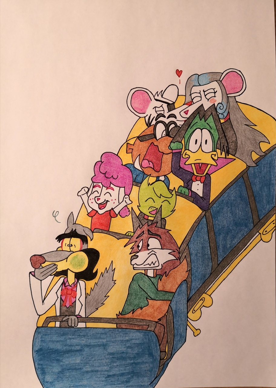 Princess Roler Coaster Deviantart Roller coaster by VisyVixen on DeviantArt