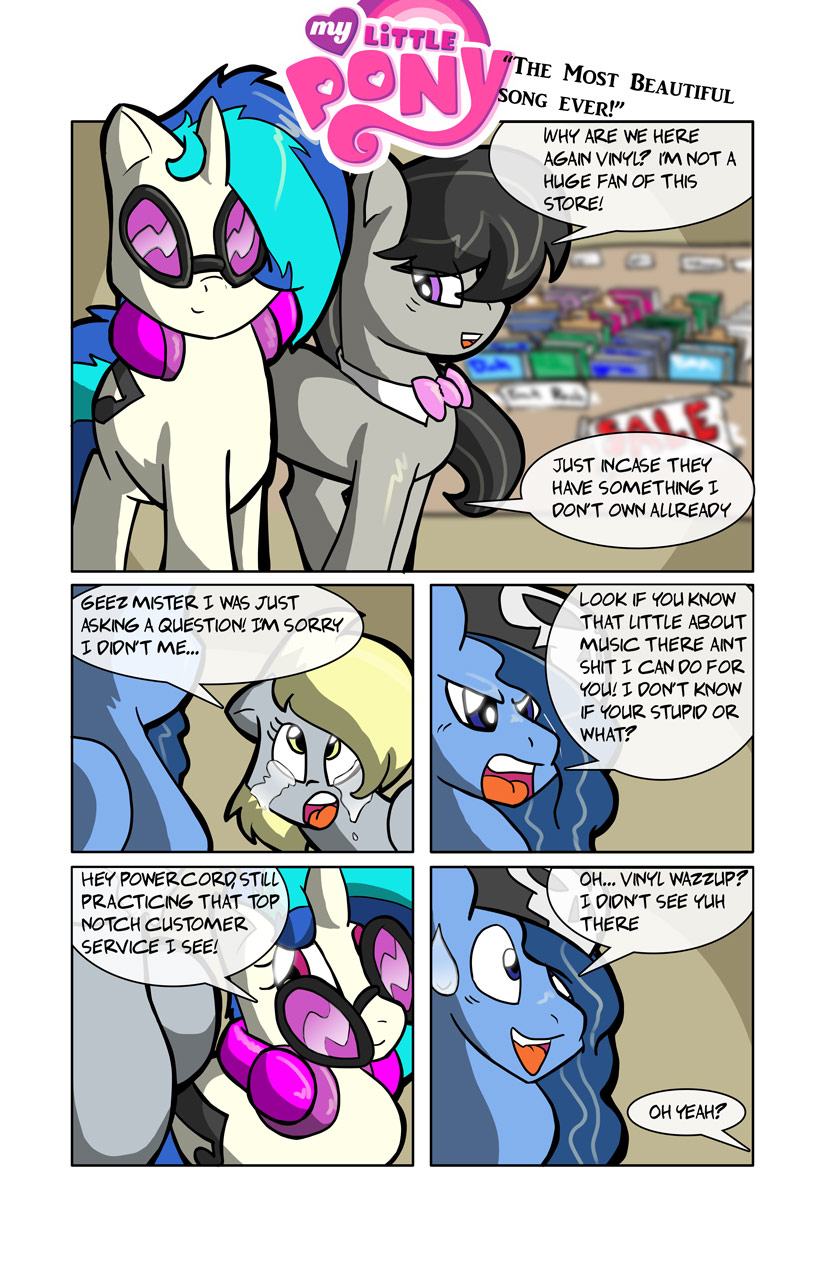 MLP Comic:The Most beutiful song ever