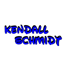 Texto Kendall Schmidt PNG