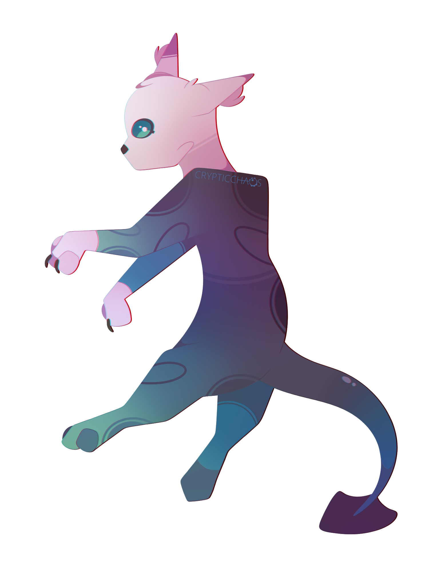 Alien cat by CRYPTICCHA0S on DeviantArt