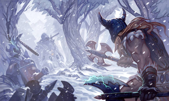 League of Legends DigiArt Contest: Olaf