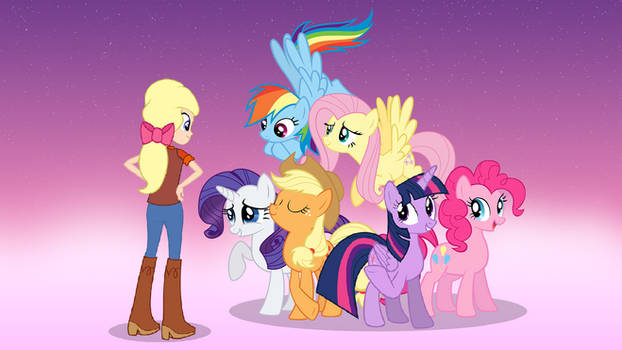 The Mane Six Congratulating Megan