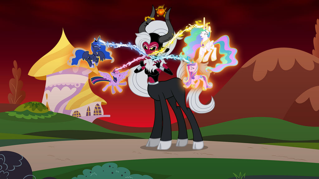 Lady Tirek Absorbs All the Alicorn Magic (Ver. 2)