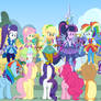 Ponies Meeting The Human Counterparts