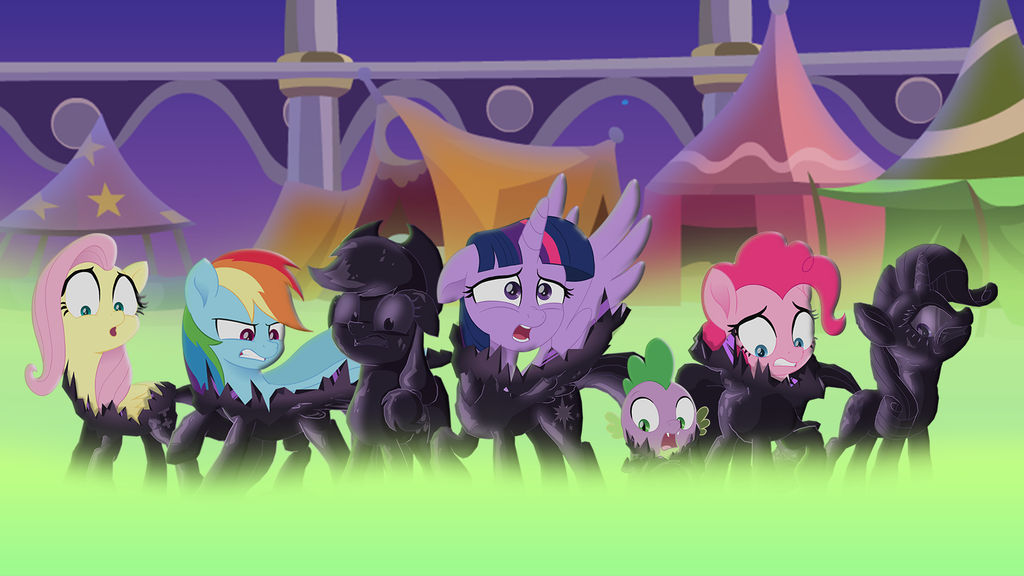 The Mane 6 Getting Petrified By DashieMLPFiM On DeviantArt the-mane-6-getting-petrified-by-dashiemlpfim-on-deviantart