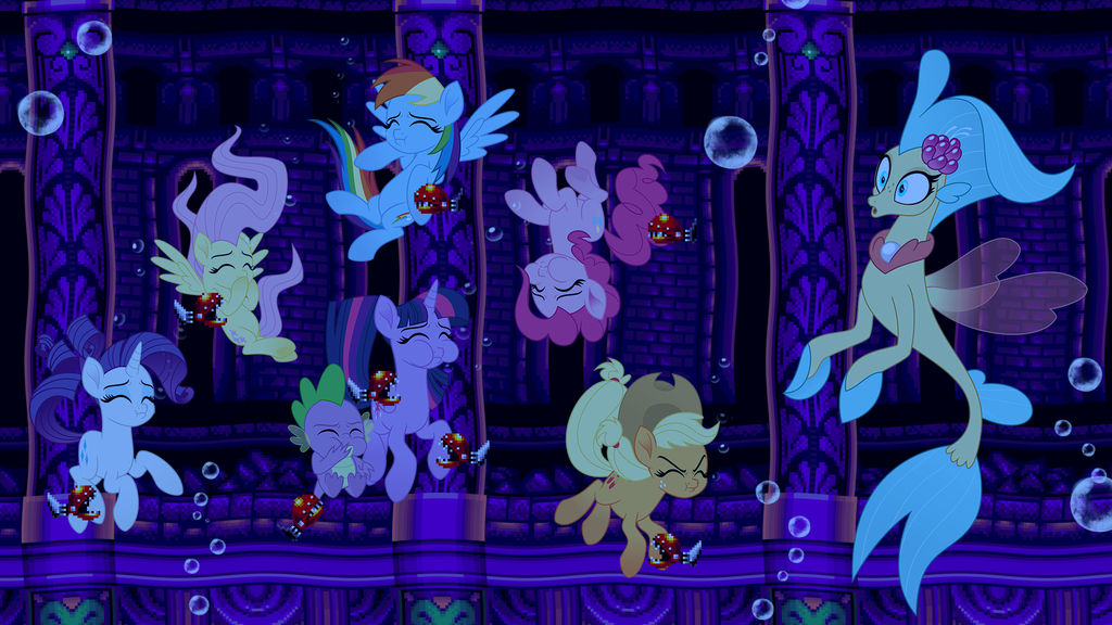 Zone Mlp The Mane 6 in Hydrocity Zone by DashieMLPFiM on DeviantArt