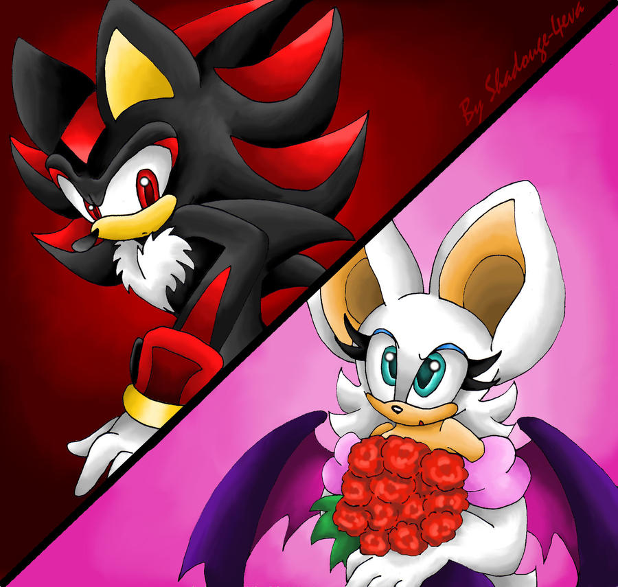 Shadow and Rouge by shadouge-4eva on DeviantArt