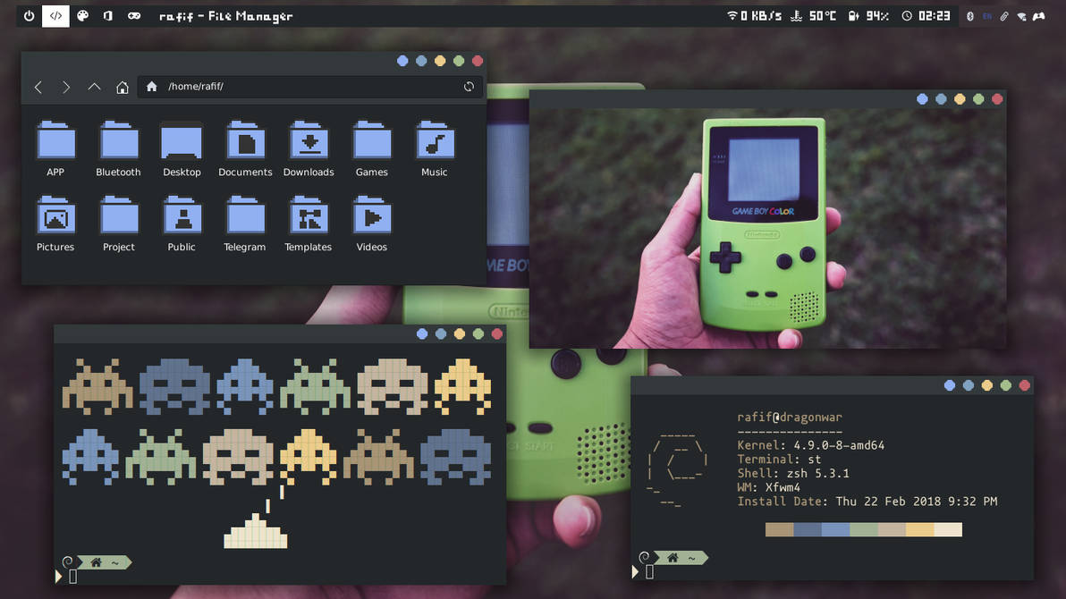 Linux With Retro Gui Retro on Debian by ekickx on DeviantArt