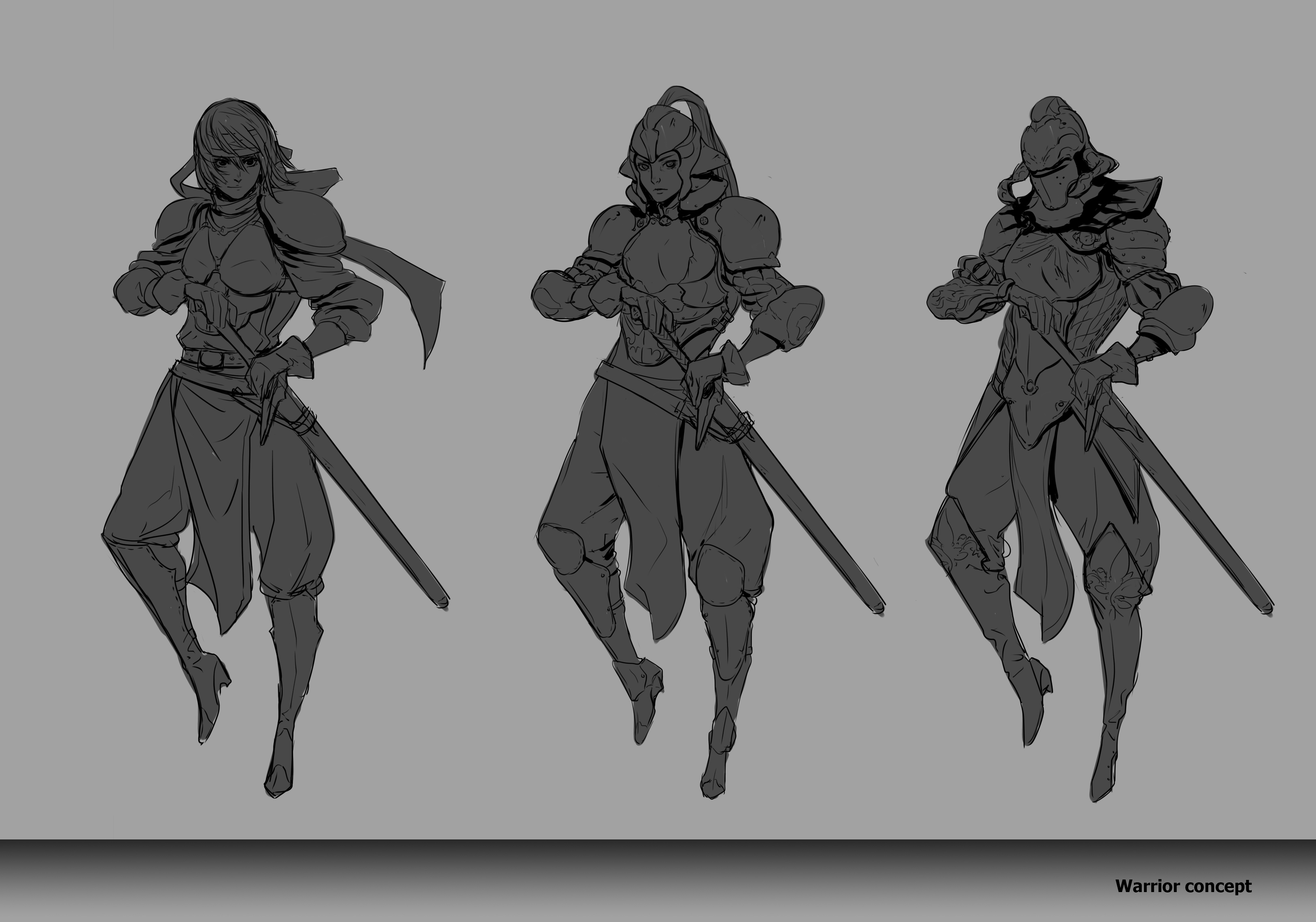 Female Warrior by FF69 on DeviantArt
